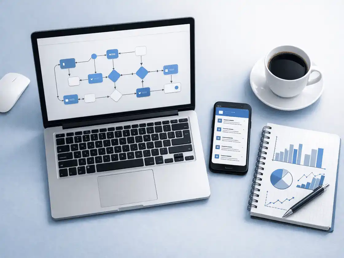 Visual del flujo automatizado de ReportaIA